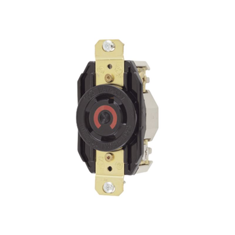 Receptáculo Con Bloqueo De Media Vuelta Industrial 30 A 125/250 V Ca / 3 Polos 4 Hilos / Nema L1430r.