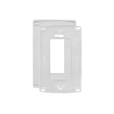 Tapa Para Contacto Rectangular/ Tornillos No Visibles / Color Blanco.
