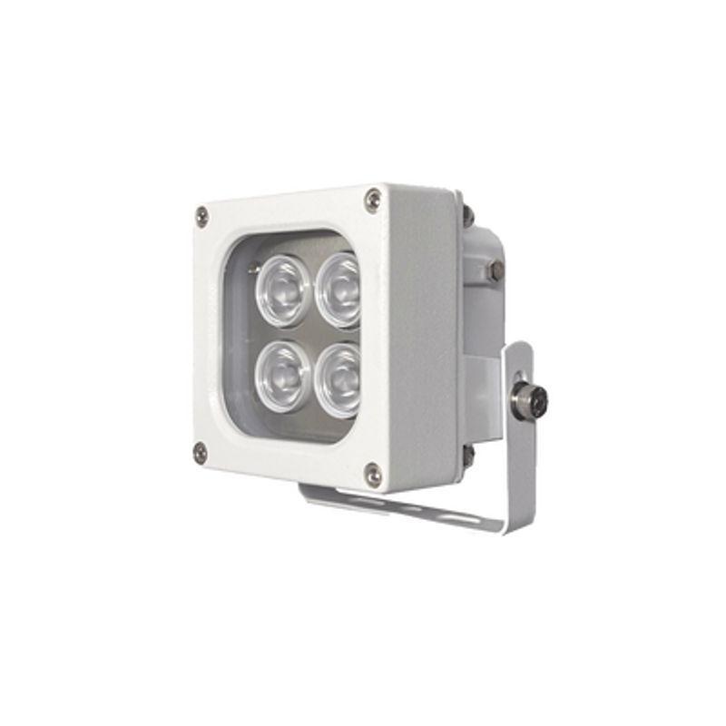 Iluminador Led De Alta Potencia  Luz Blanca  10 Metros De Iluminación  Cobertura 120°  Ip66  Bajo Consumo De Energia  Fotocélula