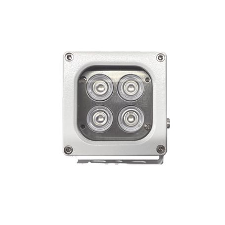 Iluminador Led De Alta Potencia  Luz Blanca  10 Metros De Iluminación  Cobertura 120°  Ip66  Bajo Consumo De Energia  Fotocélula