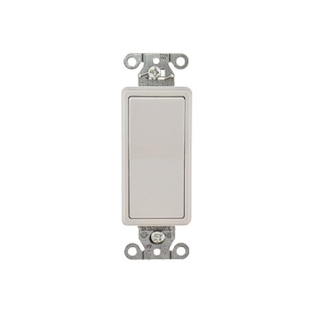 interruptor decorador de 20 a 120277 v ca 3 vias cableado lateral y posterior  color blanco231530