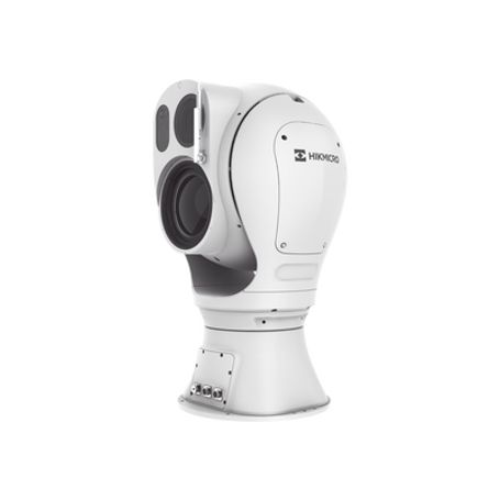 mini punta de poste ip dual  térmica 25 mm 384 x 288  óptico 32x 4 megapixel  800 mts ir  ip66  detección de temperatura  micro