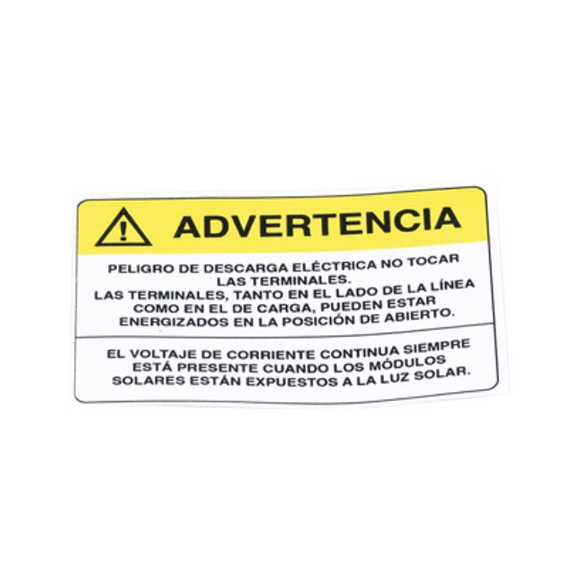 Etiqueta De Videovigilancia En Vinil Adhesivo Mate / Paquete Con 10