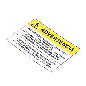 etiqueta de videovigilancia en vinil adhesivo mate  paquete con 10228709