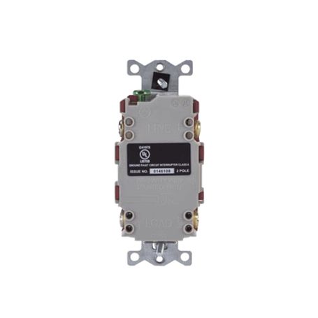 Contacto De Autoverificación Gfci Con Interruptor De Falla A Tierra De 15 A 125 V 2 Polos/ Color Rojo / Nema 515r / Grado Indust Contacto De Autoverificación Gfci Con Interruptor De Falla A Tierra De 15 A 125 V 2 Polos/ Color Rojo / Nema 515r / Grado Indust