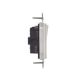 interruptor decorador de 20 a 120277 v ca unipolar  cableado lateral y posterior  color blanco231528