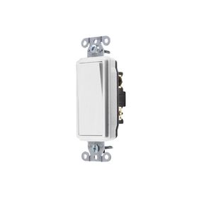 interruptor decorador de 15 a 120277 v ca 3 vias cableado lateral y posterior color blanco