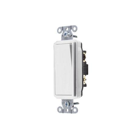 interruptor decorador de 15 a 120277 v ca 3 vias cableado lateral y posterior color blanco