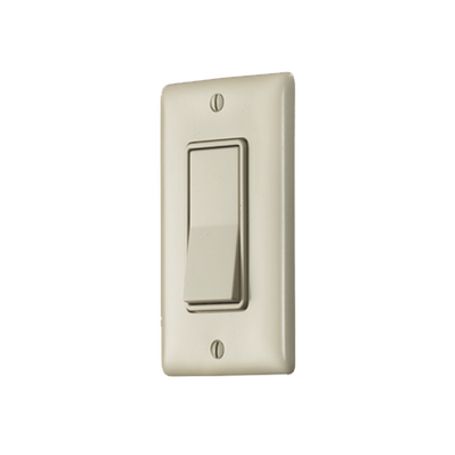 Interruptor Unipolar Residencial 15 A 120277 V / Cableado Lateral Y Trasero / Color Marfil.