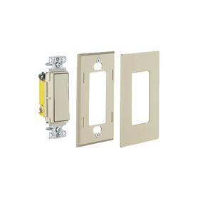 interruptor unipolar residencial 15 a 120277 v  cableado lateral y trasero  color marfil232879