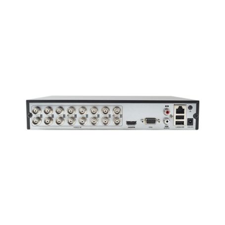 Dvr 1080p Lite Pentahibrido / 16 Canales Turbohd  2 Canales Ip / 1 Bahia De Disco Duro / H.264 / 1 Canal De Audio