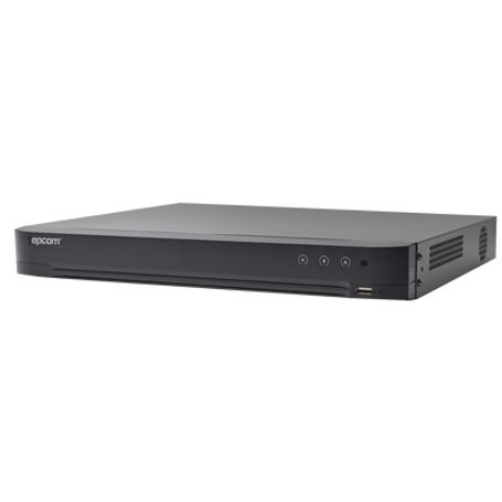 dvr 4 megapixel  24 canales turbohd  8 canales ip  2 bahias de disco duro  1 canal de audio  grabacion hasta 3mp solo en 4 cana