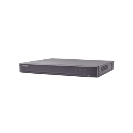 dvr 8 canales turbohd   8 canales ip  8 megapixel 4k  audio por coaxitron  acusense  reconocimiento facial  1 bahia de disco du