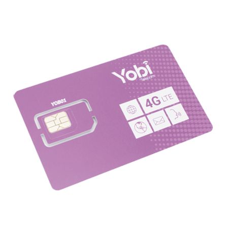 Sim Yobi Para Dispositivos Móviles 3g/4g 1gb Mensual Por 1 Ano De Servicio (solo Datos)