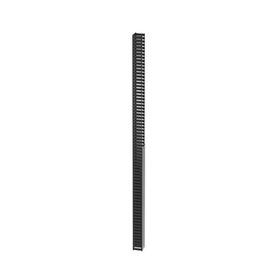 organizador vertical incabinet sencillo solo frontal para uso con gabinetes panduit 40 ur 42 in de ancho color negro231375