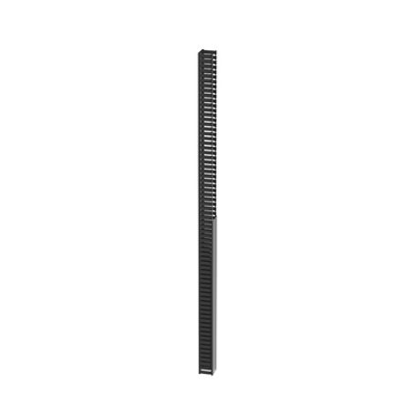 Organizador Vertical Incabinet Sencillo (solo Frontal) Para Uso Con Gabinetes Panduit 40 Ur 4.2 In De Ancho Color Negro