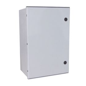 gabinete de poliéster ip55 uso en exterior 800 x 1000 x 300 mm con placa trasera interior de plástico incluye chapa y llave