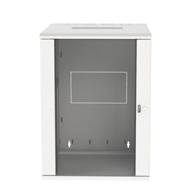 gabinete panzone de montaje en pared de 19in puerta con ventana de seguridad 18 ur 762mm de profundidad color blanco208962