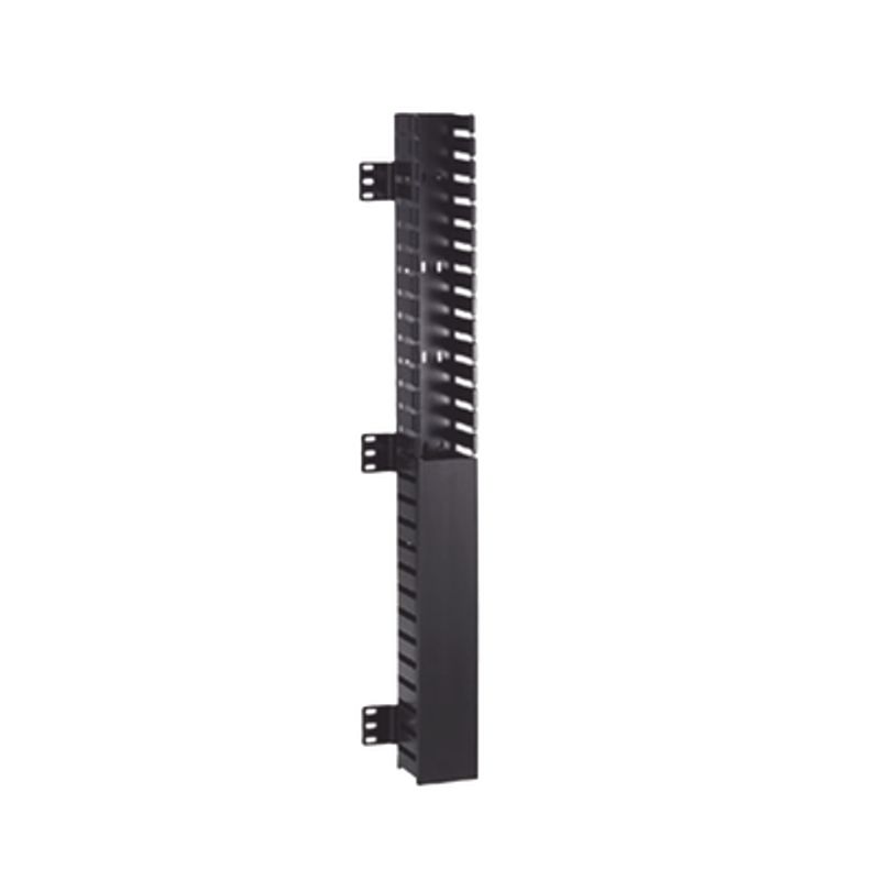 Organizador Vertical Incabinet Sencillo (solo Frontal) Para Uso Con Gabinetes Panduit Montaje Frontal En Riel De Rack 40 Ur 2.25