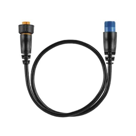 cable adaptador para conectar un transductor de 8 pines con xid a un puerto de sonda de 12 pines a un dispositivo náutico compa