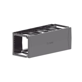 organizador de cables horizontal patchrunner™ sencillo solo frontal para rack de 19in 4ur189263