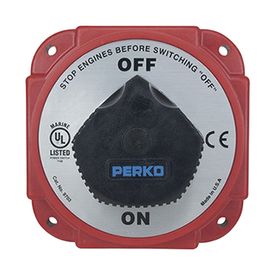 switch selector de bateria y alternador on  off de servicio pesado  para sistemas eléctricos marinos