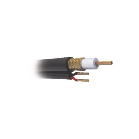 cable coaxial rg59 siamés hecho en méxico optimizado para hd aplicación para interior retazo de 4 metros