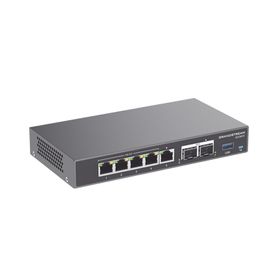 4 en 1 firewall router pbx ip switch gigabit de 5 puertos 4 poe y 2 puertos sfp 25 gigabit229908