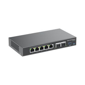 4 en 1 firewall router pbx ip switch gigabit de 5 puertos 4 poe y 2 puertos sfp 25 gigabit229908