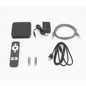 stb 4k android con google tv  alto rendimiento  conexión wifi y por cable  control remoto bluetooth  salida hdmi231011