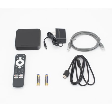 Stb 4k Android Con Google Tv / Alto Rendimiento / Conexión Wifi Y Por Cable / Control Remoto Bluetooth / Salida Hdmi