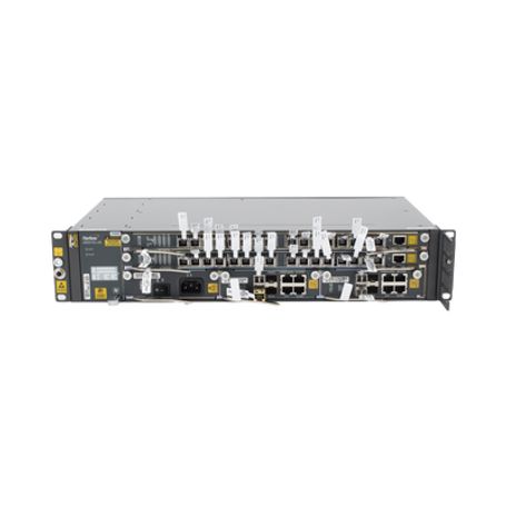 Olt Carrier Class Modular Gpon 2 Ranuras Incluye 2 Tarjetas De Servicio De 16 Puertos Gpon (32 Modulos Gpon C Incluidos) 1 Fuent