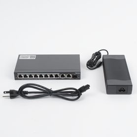 switch administrable con 8 puertos gigabit poe 2 uplinks gigabit 1 sfp gestión gratuita desde la nube223689