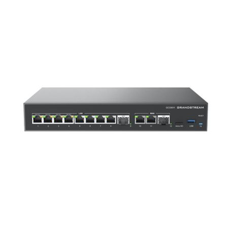 4 En 1 Firewall Router Pbx Ip Switch 10 Puertos Gigabit (4 Poe)  2 Puertos Sfp 2.5 Gigabit