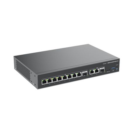 4 En 1 Firewall Router Pbx Ip Switch 10 Puertos Gigabit (4 Poe)  2 Puertos Sfp 2.5 Gigabit