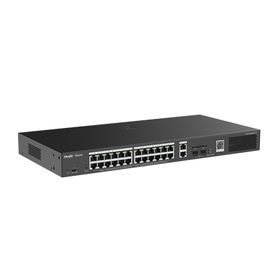 switch smart poe con 24 puertos gigabit poe 8023afat  2 sfp para fibra 1gb gestión gratuita desde la nube 370w225959