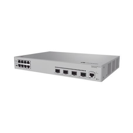 switch de acceso gigabit administrable poe capa 2  8 puertos 101001000 mbps poe  2 puertos 1ge sfp uplink  erps  imgp snooping 