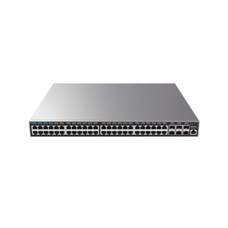 Switch Capa 3 Administrable / 48 Puertos 10/100/1000 Mbps  6 Puertos Sfp De 10 Gigabits / Compatible Con Gwn Cloud.