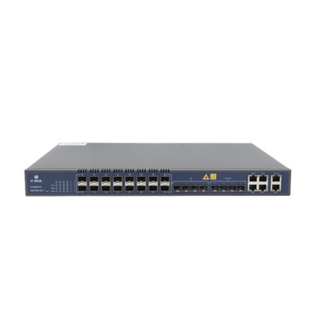 Olt De 16 Puertos Epon Con 12 Puertos Uplink (4 Puertos Gigabit Ethernet  4 Puertos Sfp  4 Puertos Sfp)  Hasta 1024 Onus