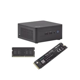 asus nuc kit  estacion de trabajo  core i3 13va generacion  ram 8gb  ssd 256