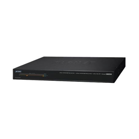 switch av profesional para integraciones audiovisuales  8 puertos poe gigabit 8023bt 16 puertos poe gigabit 8023at 4 puertos sf