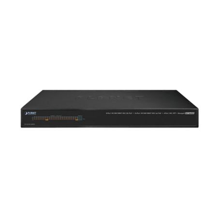 Switch Av Profesional Para Integraciones Audiovisuales  8 Puertos Poe Gigabit 802.3bt 16 Puertos Poe Gigabit 802.3at 4 Puertos S