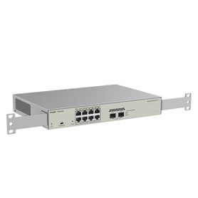 switch administrable poe capa 2 con 8 puertos gigabit poe 8023afat  2 sfp para fibra 1gb gestión gratuita desde la nube 125w225