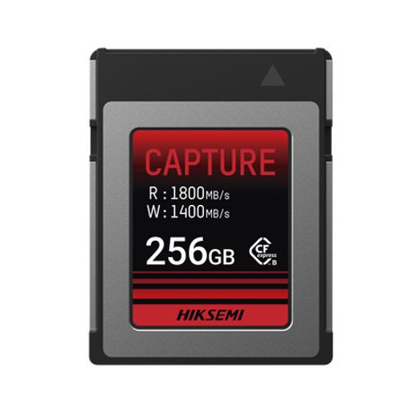 memoria cfexpress tipo b  clase 10 de 256 gb  especializada para cámaras de fotografia y video   1800 mbs lectura  1400 mbs esc