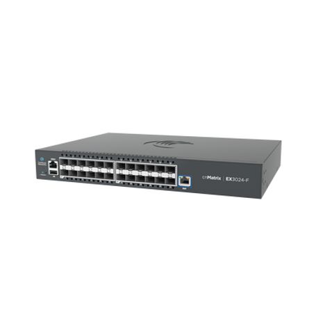 Switch Cnmatrix Ex3024f Ideal Para Distribución En Una Red Empresarial / 24 Puertos De Fibra Óptica Sfp(10 Gbps) / Capa 2 Y Capa