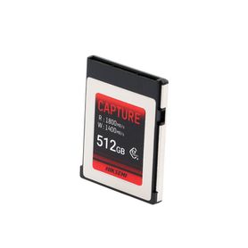memoria cfexpress tipo b  clase 10 de 512 gb  especializada para cámaras de fotografia y video   1800 mbs lectura  1700 mbs esc