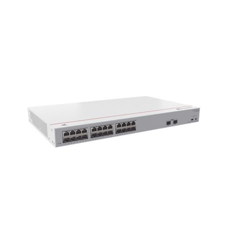 Switch Gigabit No Administrable Poe / 24 Puertos 10/100/1000 Mbps (poe) / 2 Puertos Sfp Uplink / 124w