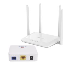 kit 1 onu bridge vsol dual gponepon con router home mesh ideal para distribuciones wisp de mayor cobertura wifi en hogares y of