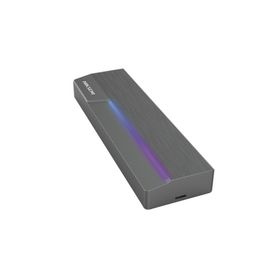 carcasa para ssd m2 y sata enclosure  conector usbc  asus aura rgb sync   hasta 10 gbps232652