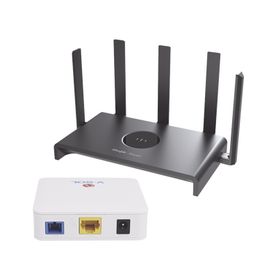 kit 3 onu bridge vsol dual gponepon con router home mesh ideal para distribuciones wisp de mayor cobertura wifi en hogares y of